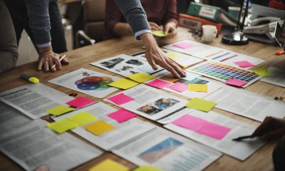 Business people are brainstorming Business people are brainstorming